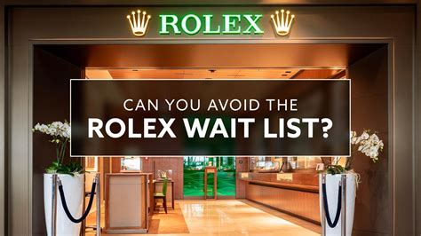 does the rolex waiting list actually exist|buy rolex without waitlist.